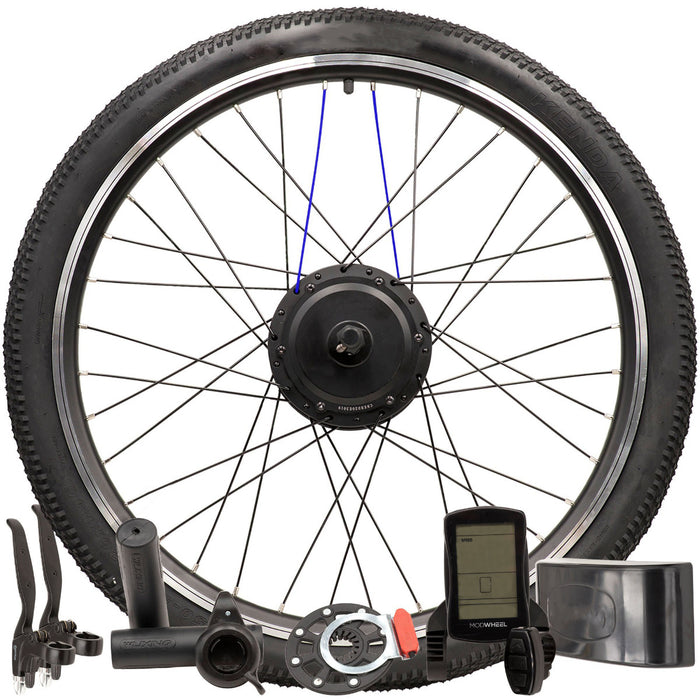 Roue avant 36v 250w Kit vélo électrique à engrenages TigerWheel 26 pouces + batterie en option
