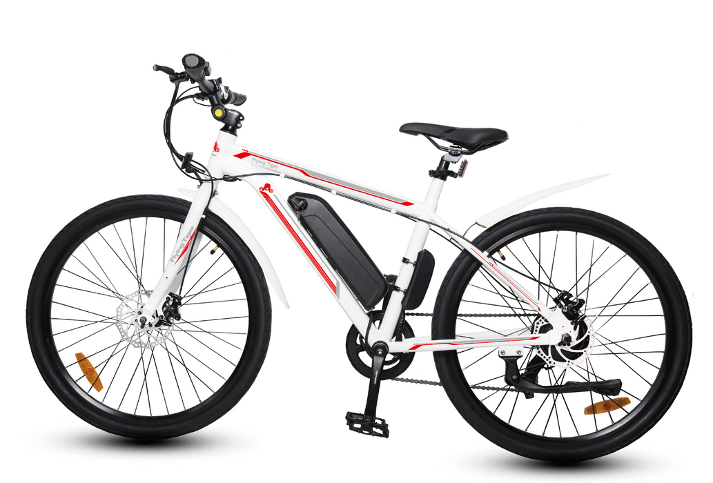Vélo de ville électrique Flying Tiger - Blanc