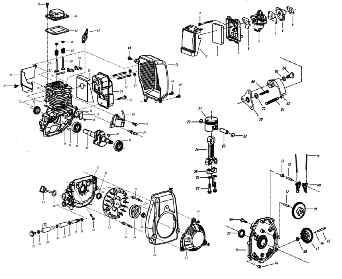 4 Stroke Engine Parts